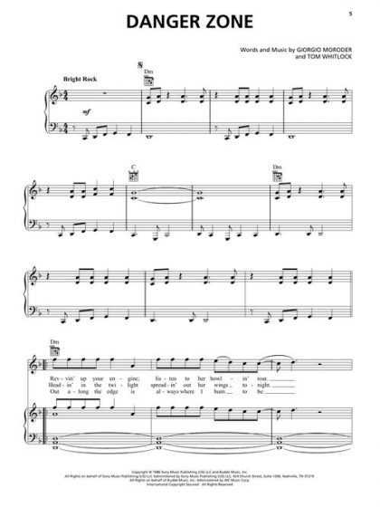 Top Gun: Maverick (Music from the Motion Picture Soundtrack) - Sheet Music  Authority